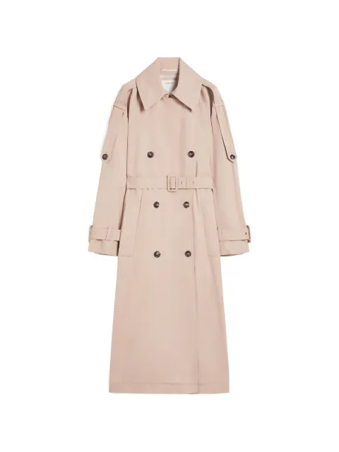 Max Mara double-breasted belted trench coat Neutrals 2612021031600