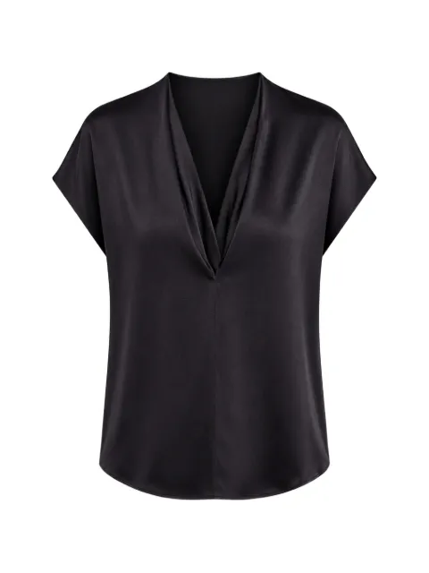 Vince V-neck silk blouse Black V027013193