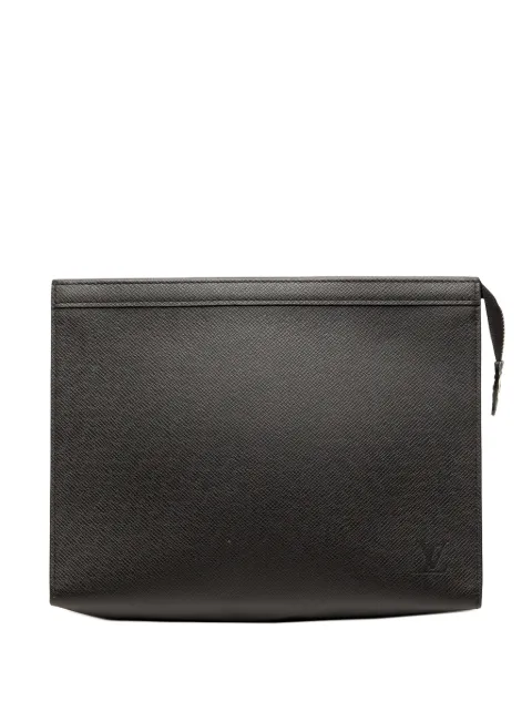 Louis Vuitton Pre-Owned 2018 Taiga Pochette Voyage MM clutch bag Black EM1SKZZ6BSOCSZ3D