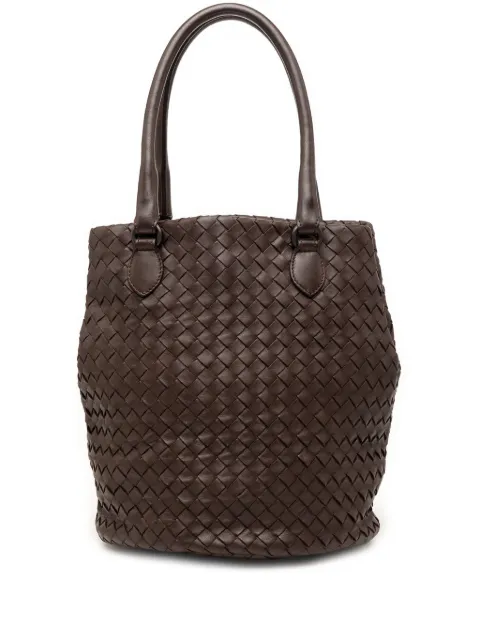 Bottega Veneta Pre-Owned 2009 Nappa Intrecciato bucket bag Brown 61D49HMS534RIGWZ