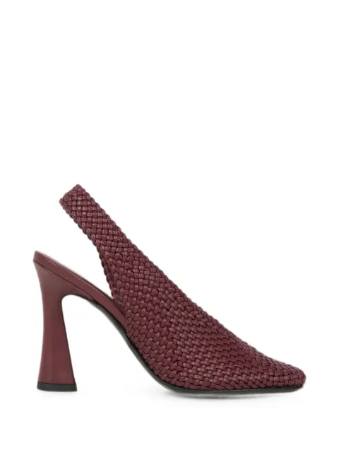 ETRO woven slingback pumps Red WS4U0001AE119