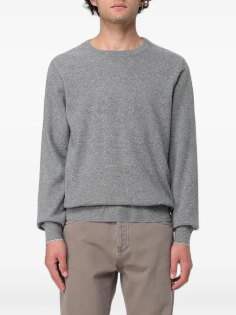 Brunello Cucinelli cashmere crew-neck sweater Grey M2200100CF423