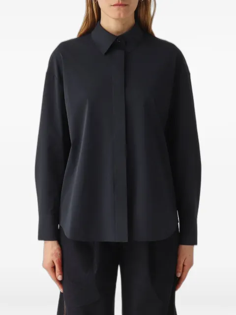 Max Mara long-sleeved shirt Blue 2616951037600