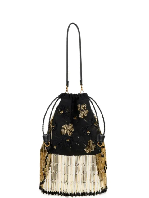 ETRO small suede Kalispera bag with embroidery and beads Black WP1B0025AR11V