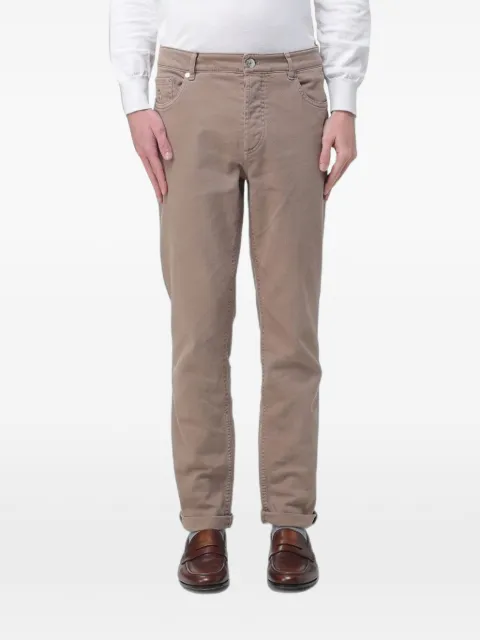 Brunello Cucinelli straight-leg jeans Neutrals M277PD3210C7502