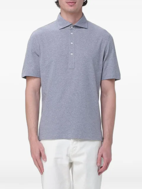 Brunello Cucinelli short-sleeve cotton polo shirt Grey M0B133915C8190