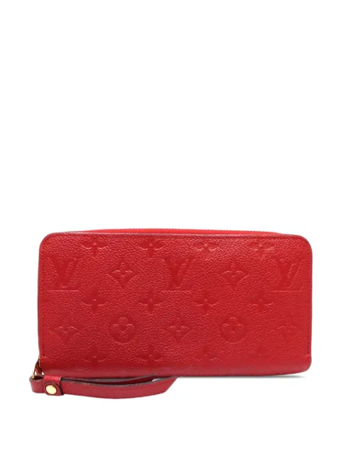 Louis Vuitton Pre-Owned 2015 Monogram Empreinte Zippy Wallet long wallets Red 58U11GRB6J3LQ9FX