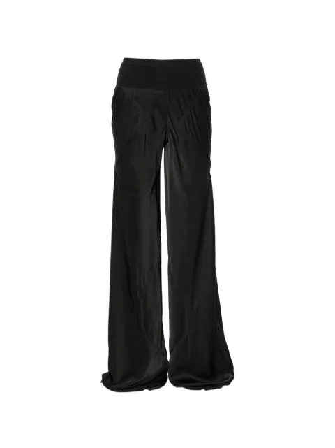 Rick Owens Bias panelled wide-leg trousers Black RP02F5301SCH