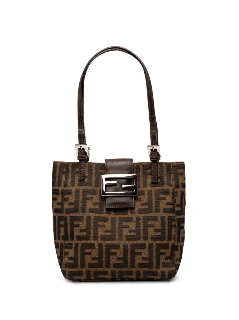 Fendi Pre-Owned 2000-2010 Zucca Canvas shoulder bag Brown 1DV7BA9KQNMIATNU