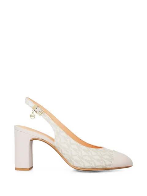 Michael Kors Piper Flex logo-print pumps White 40T6PIMP2B