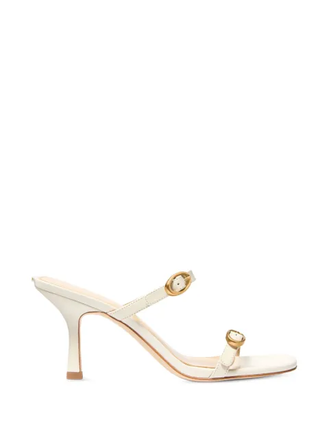Michael Kors Kya buckle-detail sandals White 40T6KYMS2L