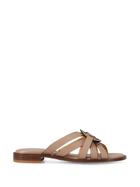 Michael Kors Erika logo-plaque sandals Neutrals 40T6ERFS1L