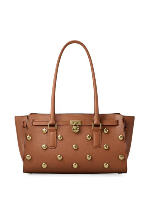 Michael Kors small Hamilton leather satchel bag Brown 30T6ANXT0L