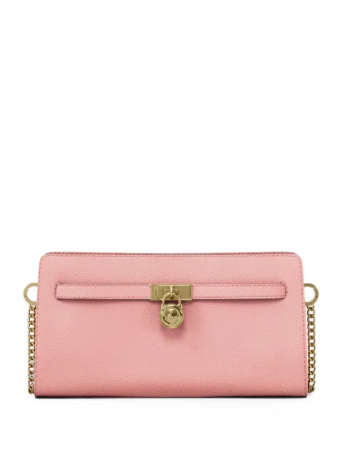 Michael Kors extra small Hamilton Moderne padlock-detail crossbody bag Pink 32F5GNXC0L