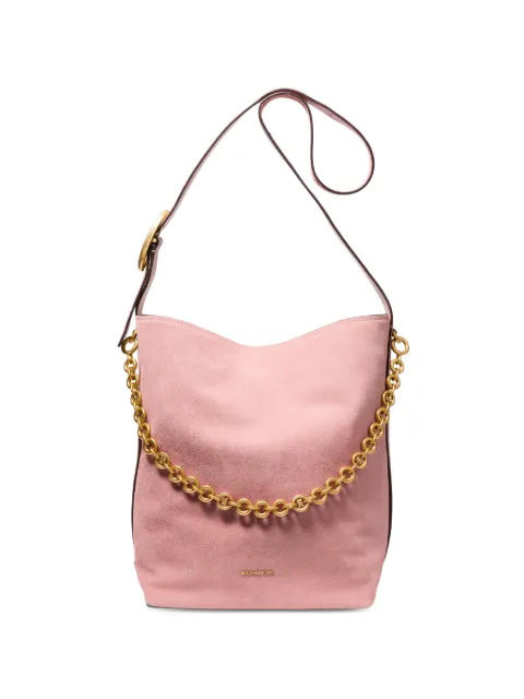 Michael Kors large Nolita suede shoulder bag Pink 30T6AUEM8S