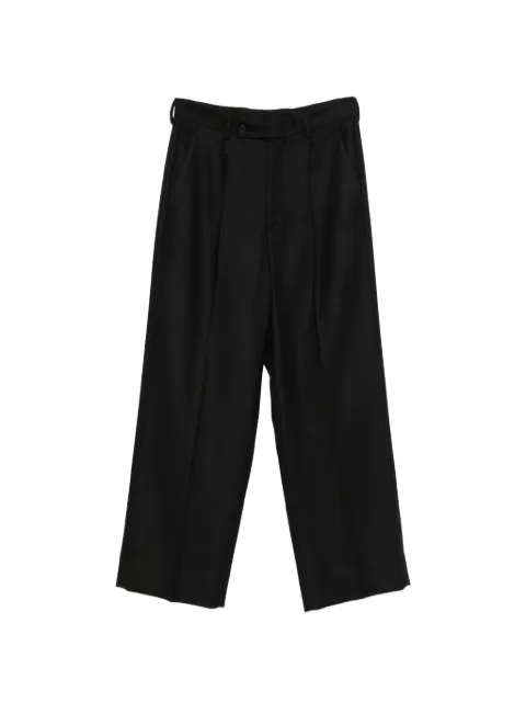 MM6 Maison Margiela pleated-design trousers Black SH0KA0067M36003
