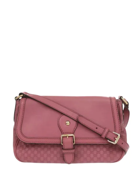 Gucci Pre-Owned 2000-2015 Microguccissima Sukey crossbody bag Pink 7I5MM6LTA2TPVZVS