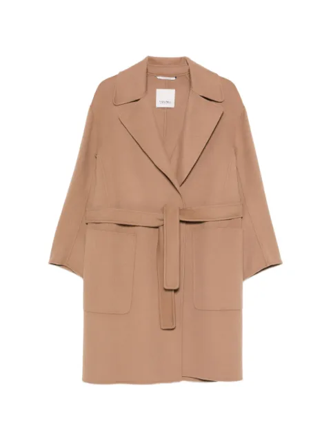 'S Max Mara Velo belted notch-lapel coat Neutrals 2629016081600