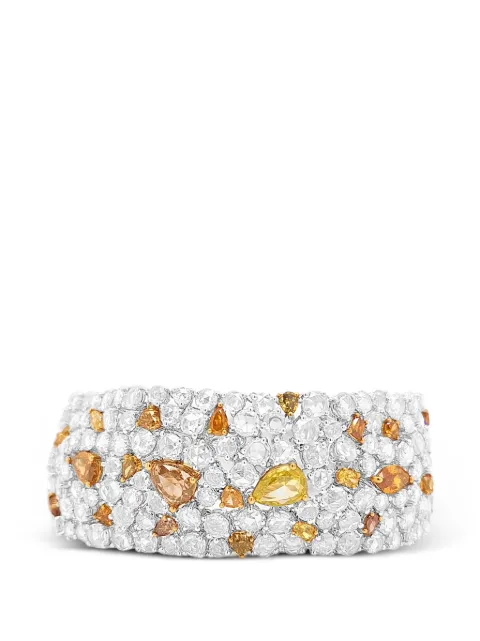 HYT Jewelry white diamond bracelet Silver B100HR