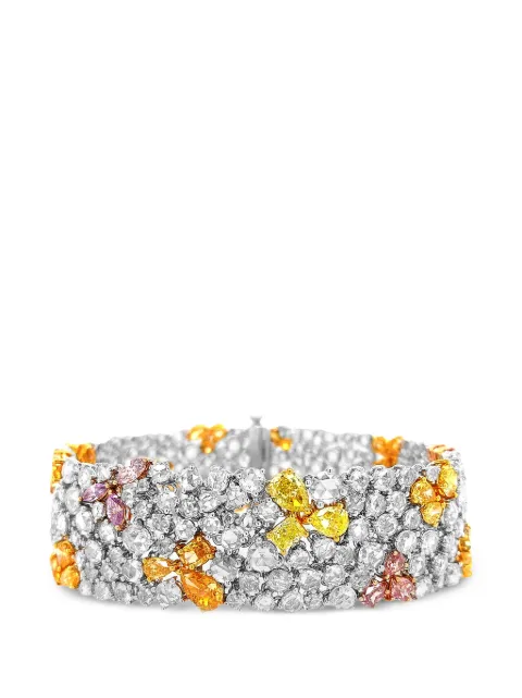 HYT Jewelry diamond bracelet Silver B07HR