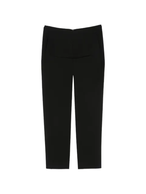 Rick Owens slit-detail zip-fastening midi skirt Black RP02F5348WGP