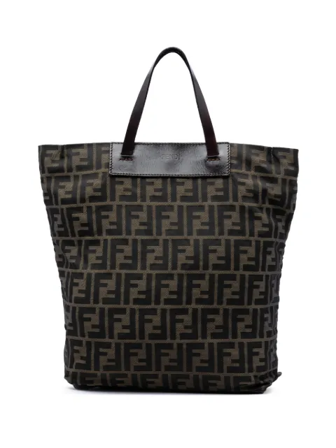 Fendi Pre-Owned 2000-2010 Zucca Canvas tote bag Brown W4ZCFVHJN7ZWD0JL