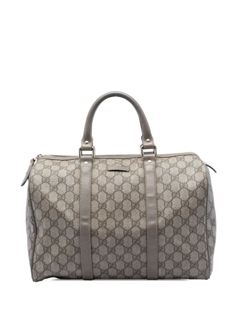 Gucci Pre-Owned 2016-2026 Medium GG Supreme Joy boston bag Neutrals OZZ1TGTC38IN6GOV