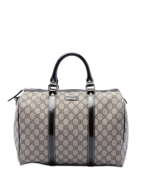 Gucci Pre-Owned 2016-2026 Medium GG Supreme Joy boston bag Neutrals K5QA2YKFXPLGY1M9