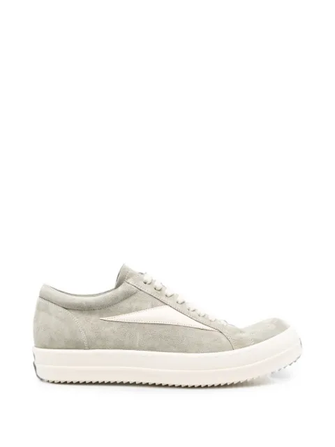 Rick Owens suede panelled sneakers Grey RU02F4897LVSLCO