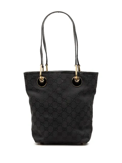 Gucci Pre-Owned 2000-2015 GG Canvas Eclipse tote bag Black Q2C369GM7R0MS82K