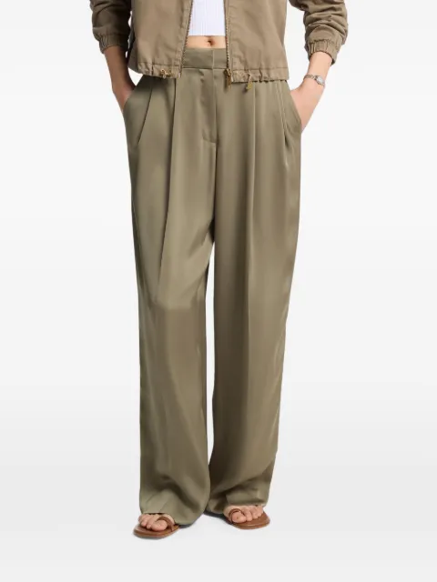 Michael Kors satin wide-leg trousers Neutrals MT530VRAYJ