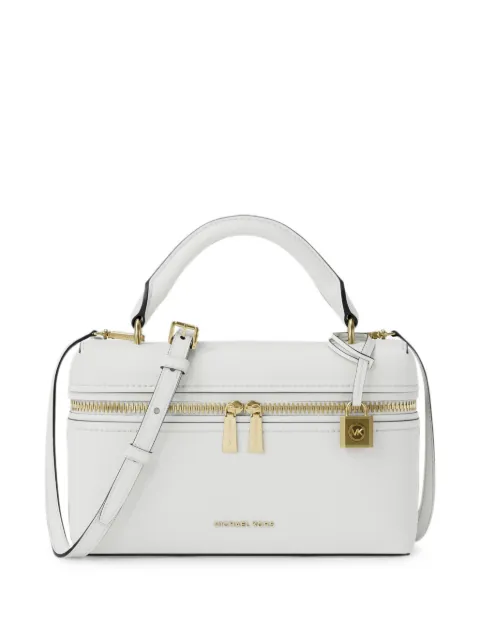 Michael Kors mini Jana leather cross body bag White 32S6GQ1C0L