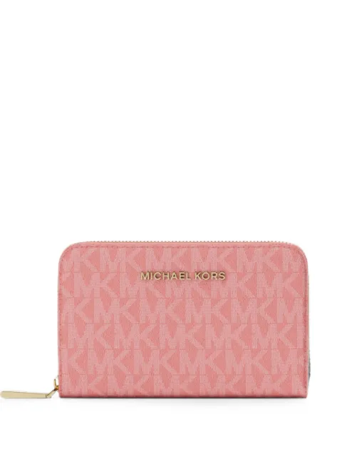 Michael Kors small logo wallet Pink 32H1GJ6D0V