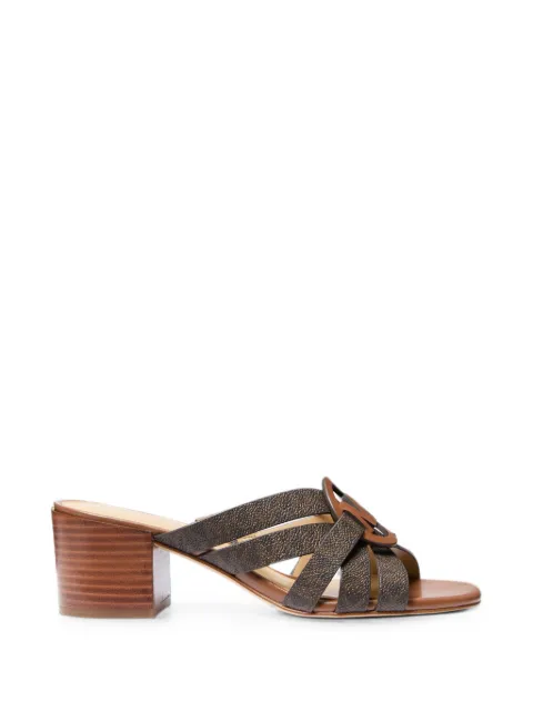 Michael Kors Erika monogram-print sandals Brown 40T6ERMS1B