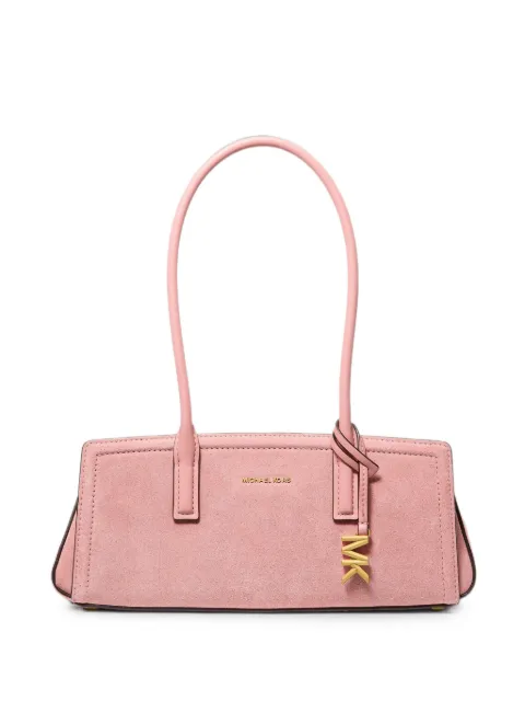 Michael Kors Laila small suede shoulder bag Pink 30T6A9IT0S