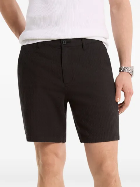 Michael Kors cotton Waffle shorts Black CT63CSKL6G