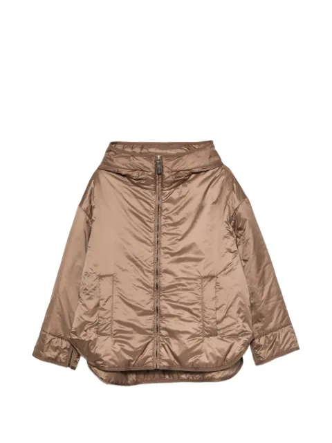 Max Mara hooded zip-up jacket Brown 2629486064600