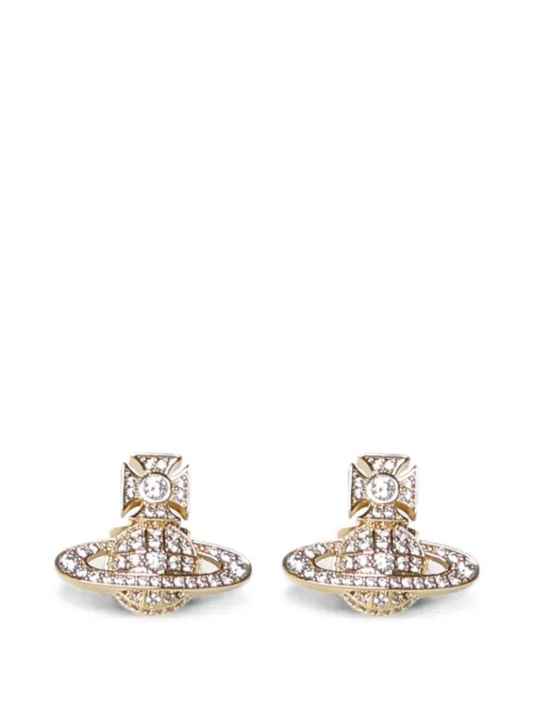 Vivienne Westwood crystal-embellished earrings Gold 6201033A02R102