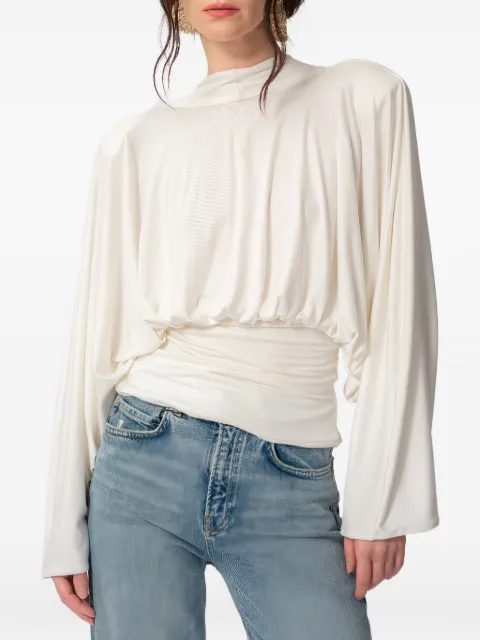 CONCEPTO Lila tie-waist top White SS26STUDIOLILA