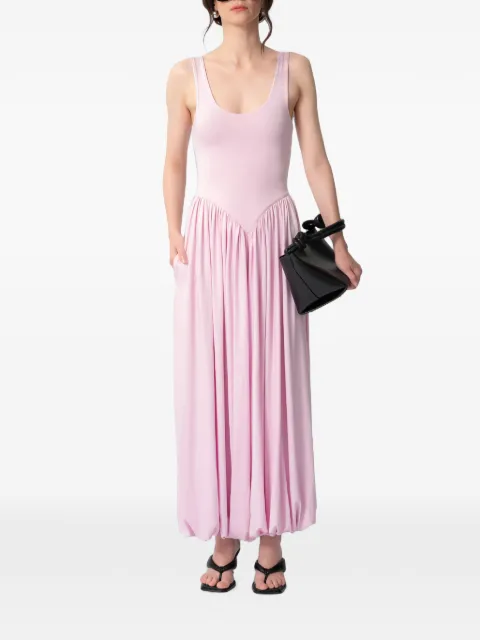 CONCEPTO Aria gathered-detail jumpsuit Pink SS26STUDIOARIA