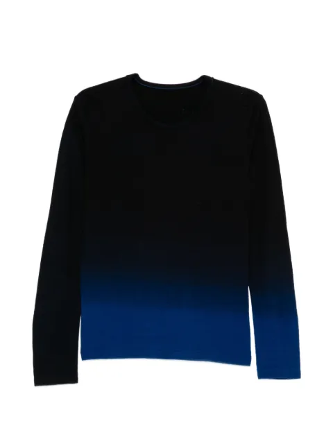 Y's ombré-effect sweater Black YQT09673