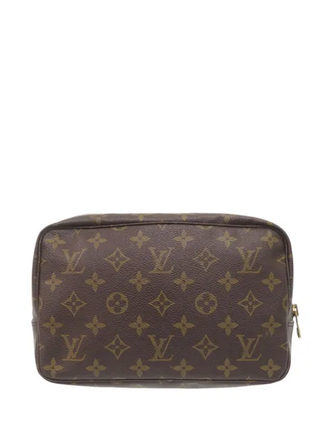 Louis Vuitton Pre-Owned 1990 Monogram Trousse Toilette 23 clutch bag Brown FLA8ANQ4VCWU958Y