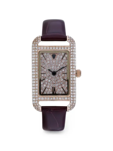 CHRISTIAN VAN SANT Opaline crystal-embellished 26mm watch Pink CV4725