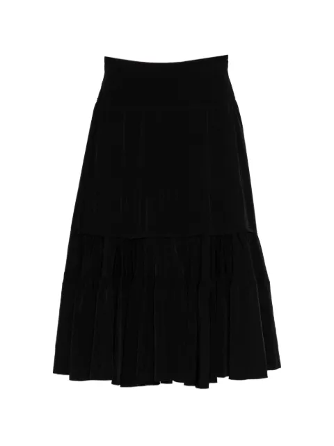 Y's tiered ruffled skirt Black YCS42530