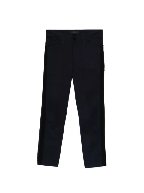 Y's side-stripe trousers Blue YUP16009