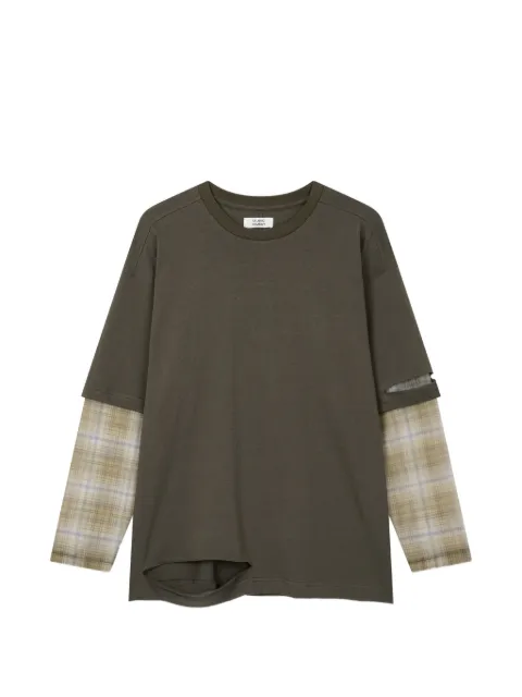 TOMBOY layered distressed T-shirt Green 9106322005