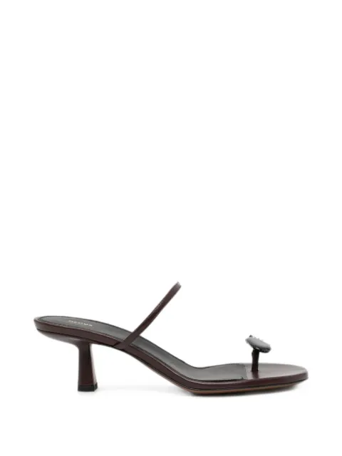NEOUS pebble-embellished thong sandals Brown 00526N23