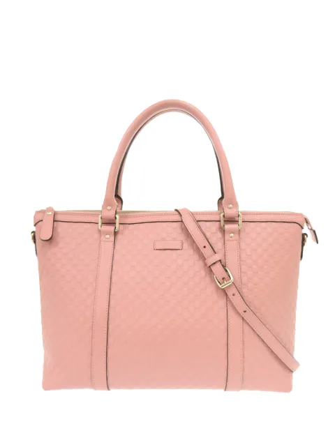 Gucci Pre-Owned 2016-2026 Medium Microguccissima Joy satchel Pink 849XNQCTCX4E6ZW3