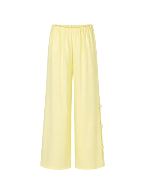 Baobab Wayra side-slit trousers Yellow 6870366