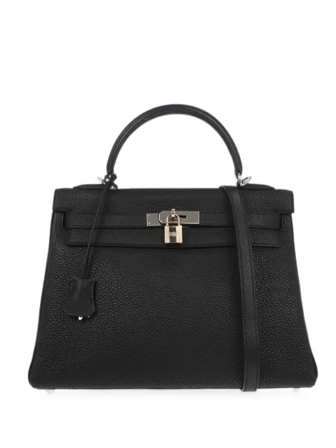 Hermès Pre-Owned 2005 Kelly 32 Retourne handbag Black 187421